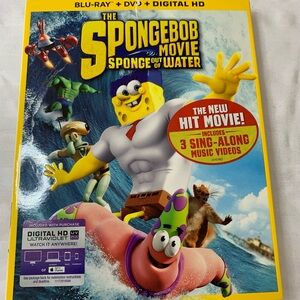 The SpongeBob Squarepants Movie: Sponge out of Water Blu-ray DVD 2-Disc Digital